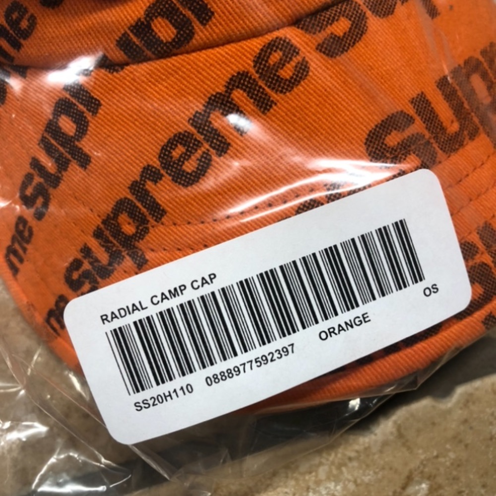 NWT Supreme Radial Panel Hat Cap - Picture 4 of 7